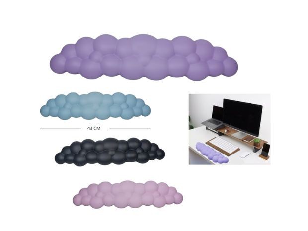 &u++ MOUSE PAD ANTIDESLIZANTE NUBE